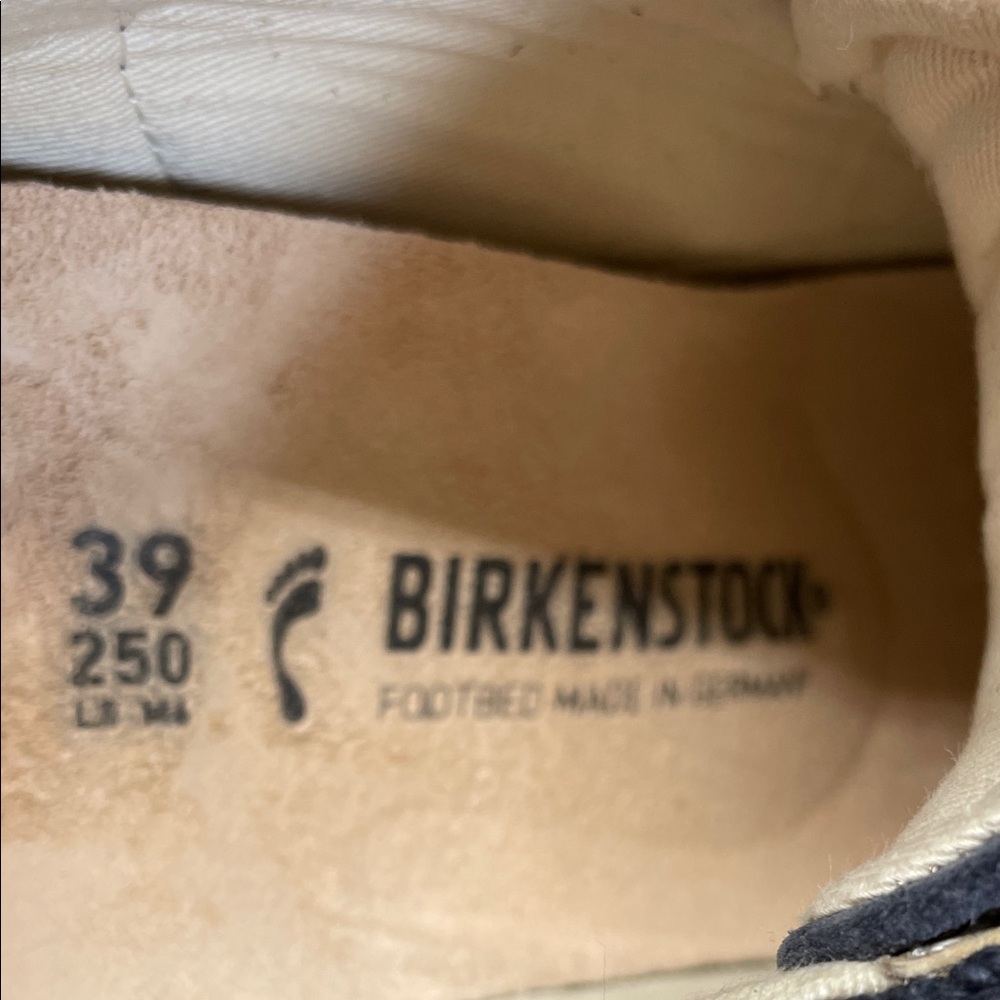 Birkenstock Dark Blue suede Women's Athletic Shoes - Picture 2 of 8
